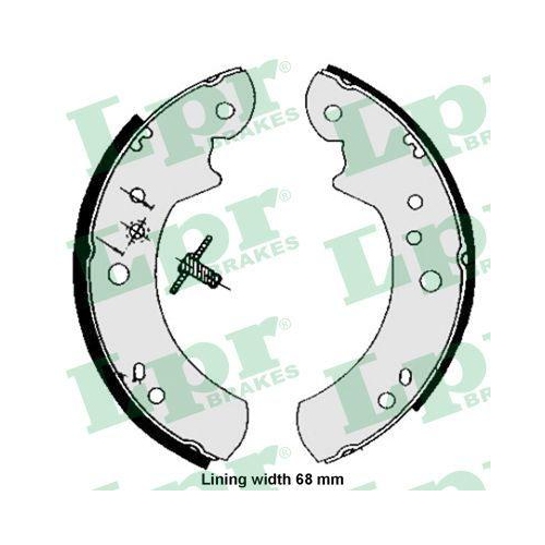 LPR Bremsbackensatz 05060