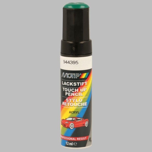 Lackstift Autolackreparatur Autofarbe Kompakt gr&uuml;n gl&auml;nzend 12 ml MOTIP 944395