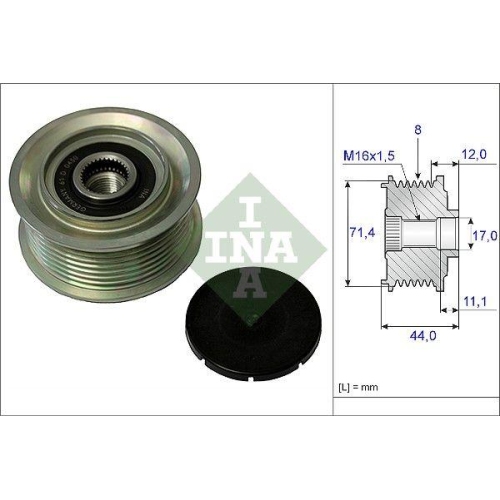 Schaeffler INA Generatorfreilauf 535 0055 10