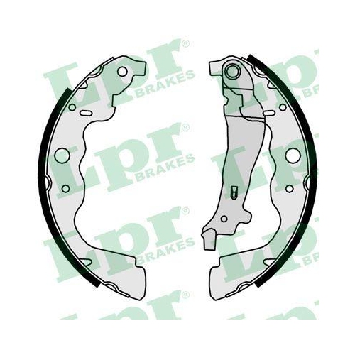 LPR Bremsbackensatz 09890