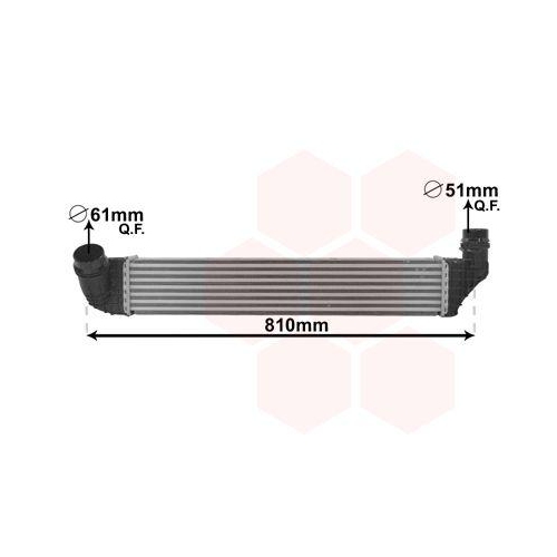 VAN WEZEL Ladeluftk&uuml;hler 43004614