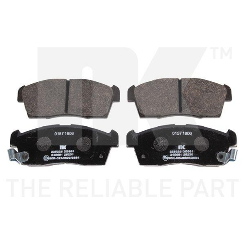 NK Bremsbelagsatz, Scheibenbremse 225225