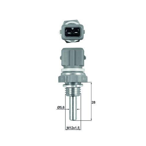 MAHLE Sensor, K&uuml;hlmitteltemperatur BEHR TSE 19