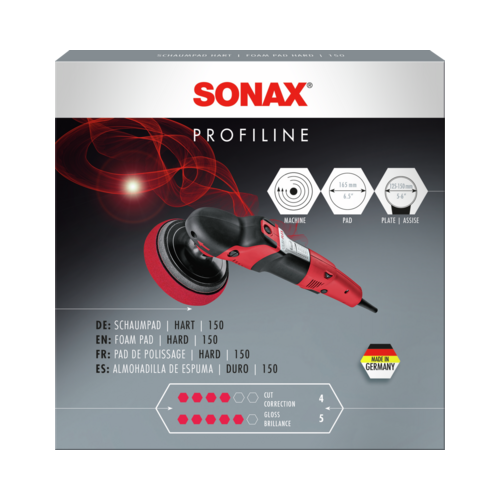 SONAX St&uuml;tzteller, Poliermaschine SchaumPad HART 150 - 04922410