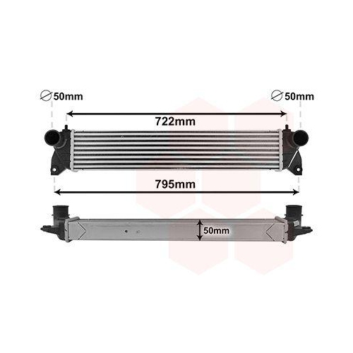 VAN WEZEL Ladeluftk&uuml;hler 52004701