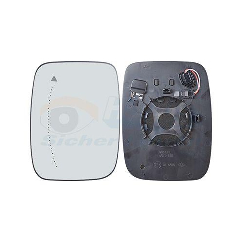 VAN WEZEL Spiegelglas, Au&szlig;enspiegel * HAGUS * 4423835