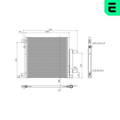 ERA Kondensator, Klimaanlage 667315