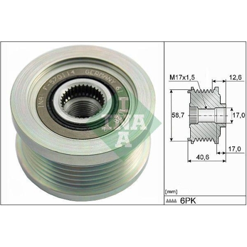 Schaeffler INA Generatorfreilauf 535 0283 10
