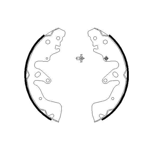 TEXTAR Bremsbackensatz 91068700