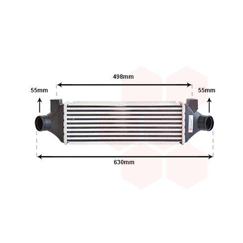 VAN WEZEL Ladeluftk&uuml;hler 18004314