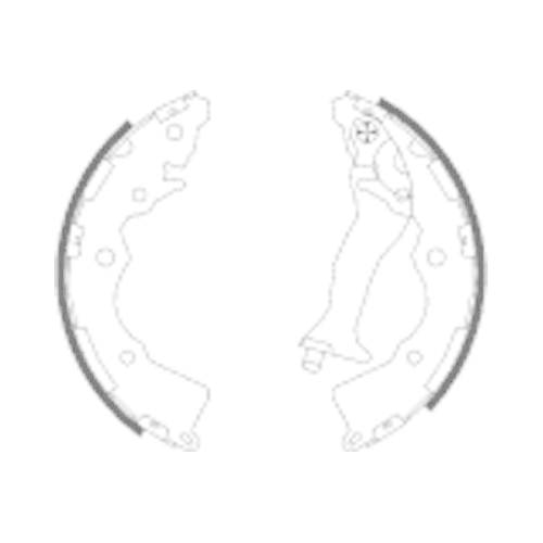 TEXTAR Bremsbackensatz 91068900