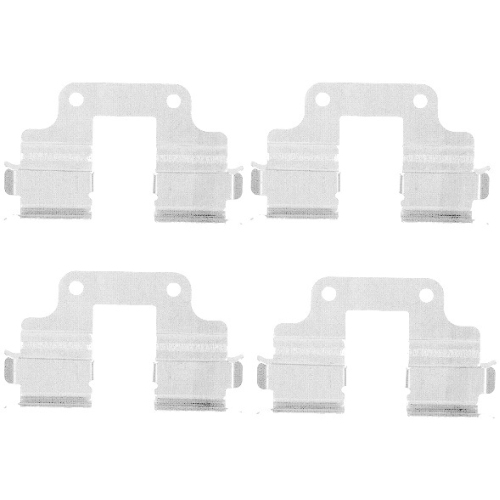 TEXTAR Zubeh&ouml;rsatz, Scheibenbremsbelag 82074100