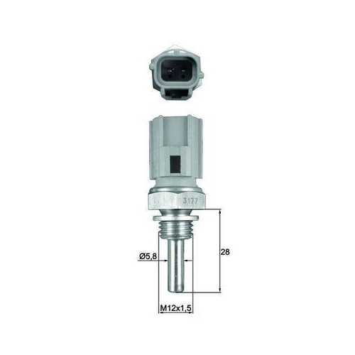 MAHLE Sensor, Kühlmitteltemperatur BEHR TSE 27