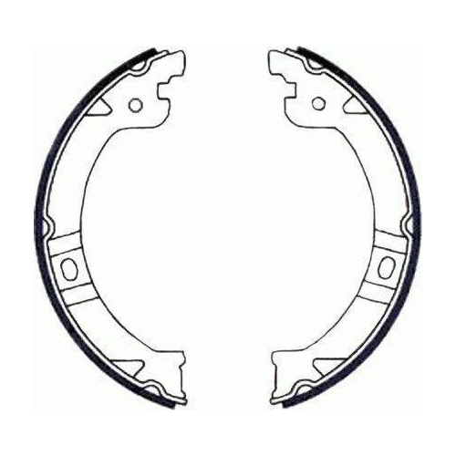 TEXTAR Bremsbackensatz, Feststellbremse 91069600