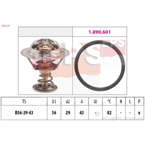 EPS Thermostat, K&uuml;hlmittel Made in Italy - OE Equivalent