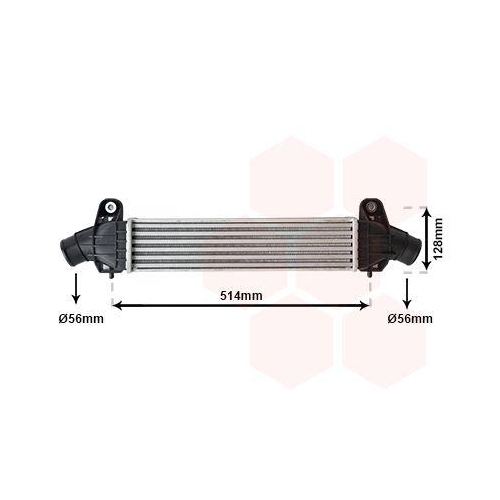 VAN WEZEL Ladeluftk&uuml;hler 18004341