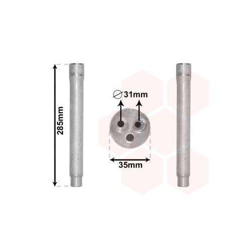 VAN WEZEL Trockner, Klimaanlage 1800D599