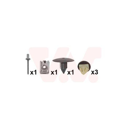 VAN WEZEL Montagesatz, Kotfl&uuml;gel 4407796