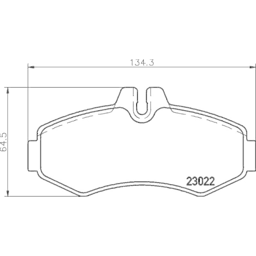 HELLA Bremsbelagsatz, Scheibenbremse 8DB 355 008-631