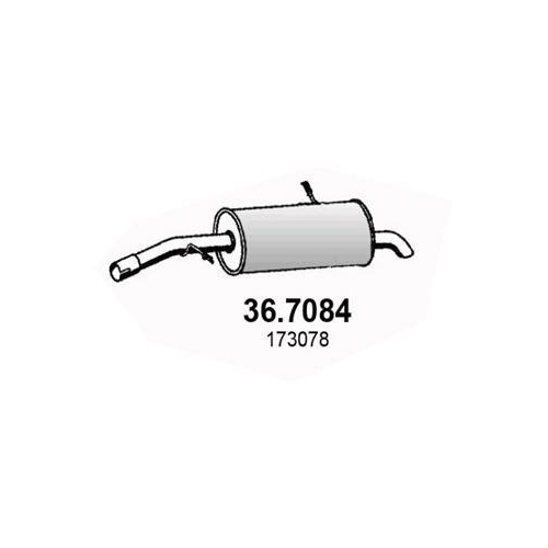 ASSO Endschalld&auml;mpfer 36.7084