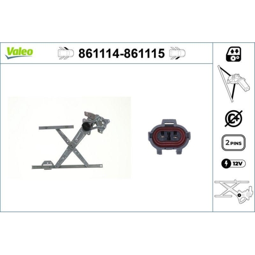 VALEO Fensterheber 861115