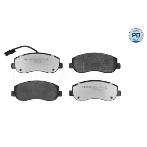 MEYLE Bremsbelagsatz, Scheibenbremse MEYLE-PD: Advanced performance and design. 025 251 4718/PD