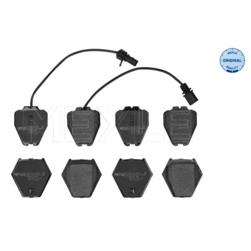 MEYLE Bremsbelagsatz, Scheibenbremse MEYLE-ORIGINAL: True to OE. 025 232 8017/W