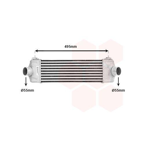 VAN WEZEL Ladeluftk&uuml;hler 18004406
