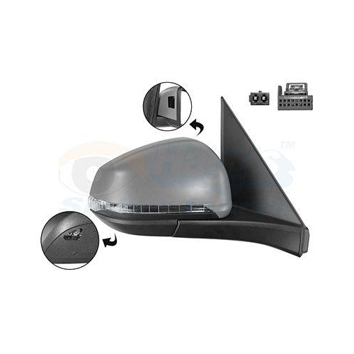 VAN WEZEL Au&szlig;enspiegel * HAGUS * 5717828