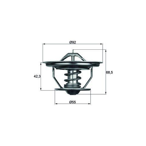 MAHLE Thermostat, K&uuml;hlmittel BEHR TX 35 79