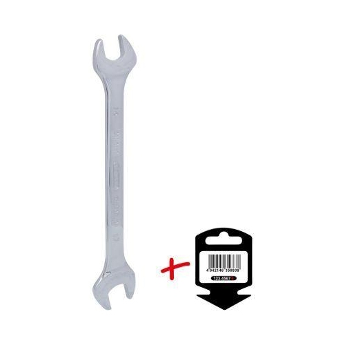 KS TOOLS 518.0710-E CHROMEplus Doppel-Maulschl&uuml;ssel, 16x17mm, auf H&auml;nger