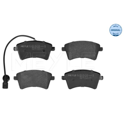 MEYLE Bremsbelagsatz, Scheibenbremse MEYLE-ORIGINAL: True to OE. 025 252 9118