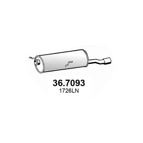 ASSO Endschalld&auml;mpfer 36.7093