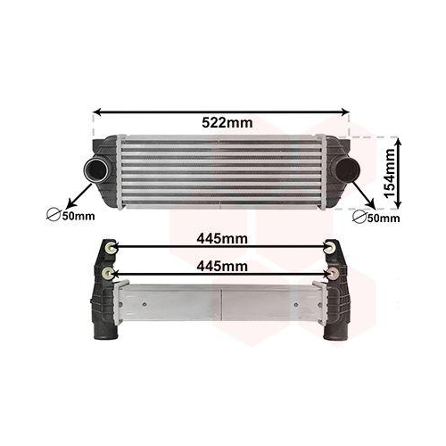 VAN WEZEL Ladeluftk&uuml;hler 18004443