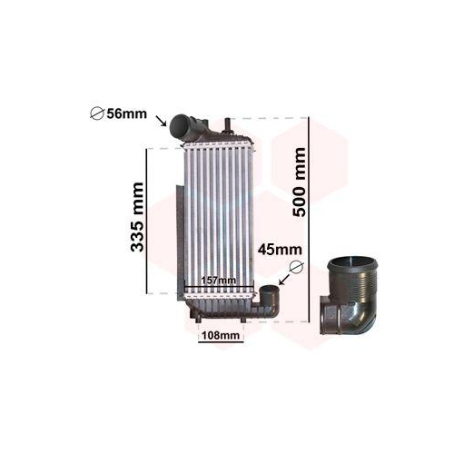 VAN WEZEL Ladeluftk&uuml;hler 18004471
