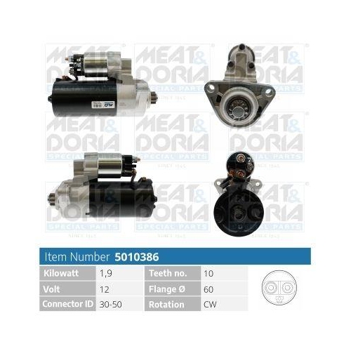 MEAT & DORIA Starter 5010386