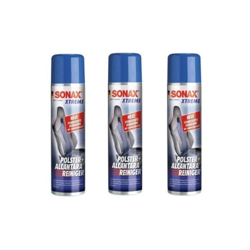 3x SONAX XTREME Polsterreniger + AlcantaraReiniger 400 ml 02063000