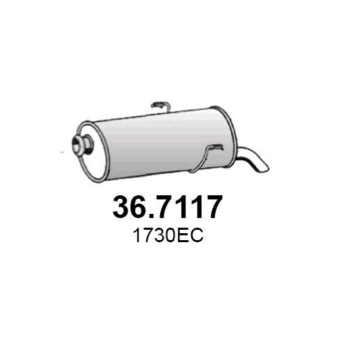 ASSO Endschalld&auml;mpfer 36.7117