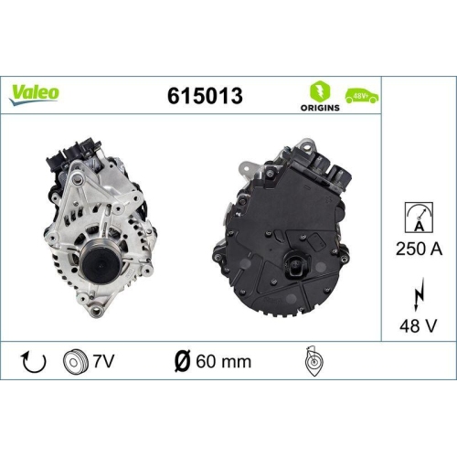 VALEO Startergenerator VALEO ORIGINS 48V IBSG - NEW O.E. TECHNOLOGIE 615013