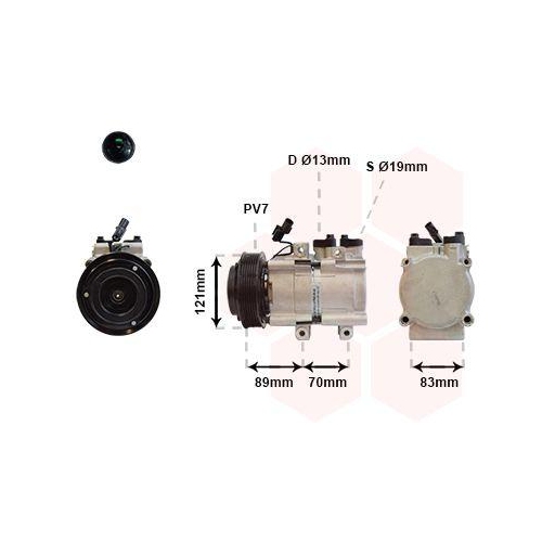 VAN WEZEL Kompressor, Klimaanlage 8200K257