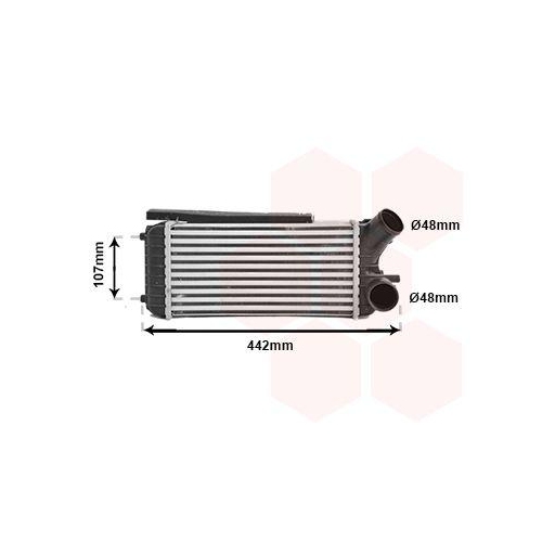 VAN WEZEL Ladeluftk&uuml;hler 18004472
