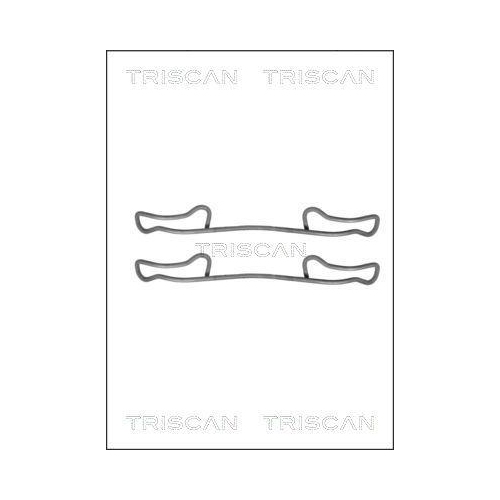 TRISCAN Zubeh&ouml;rsatz, Scheibenbremsbelag 8105 101601