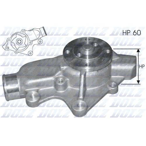 DOLZ Wasserpumpe, Motork&uuml;hlung J202