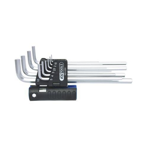 3 in 1 Innen6kant-Winkelstiftschl&uuml;ssel-Satz,10-tlg XL KS TOOLS 920.2300