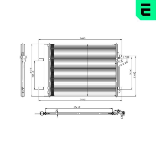 ERA Kondensator, Klimaanlage 667363