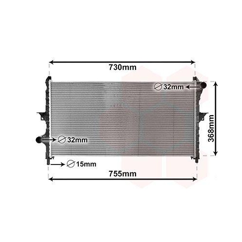 VAN WEZEL K&uuml;hler, Motork&uuml;hlung 09002278