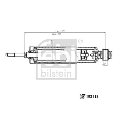 FEBI BILSTEIN Sto&szlig;d&auml;mpfer 193118