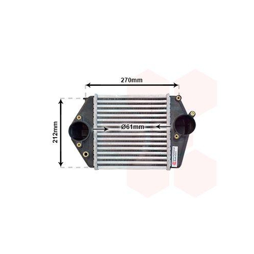 VAN WEZEL Ladeluftk&uuml;hler 27004188