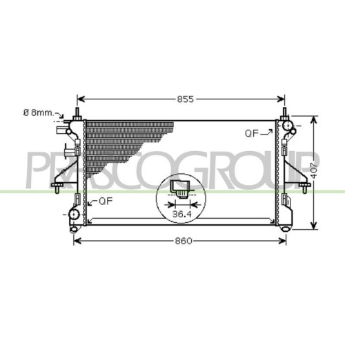 PRASCO K&uuml;hler, Motork&uuml;hlung PrascoSelection FT930R006