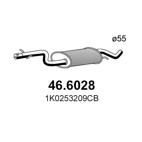 ASSO Mittelschalld&auml;mpfer 46.6028